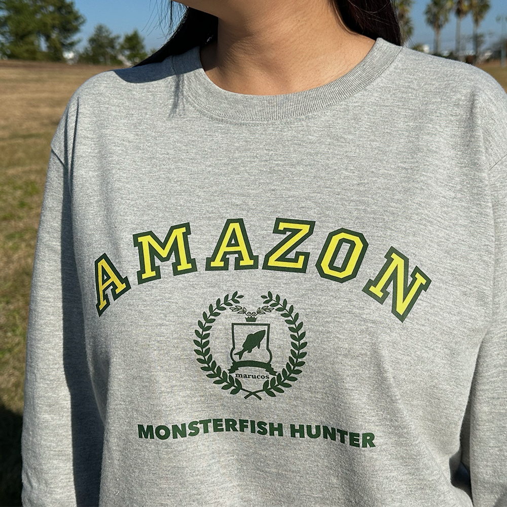Amazon カレッジロングTシャツ
