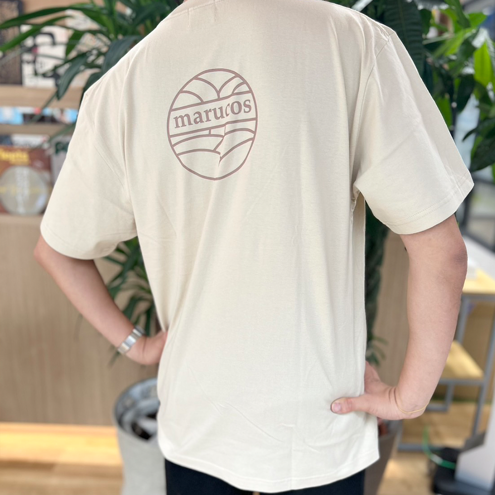 Marucos Logo T-Shirts /ベージュ