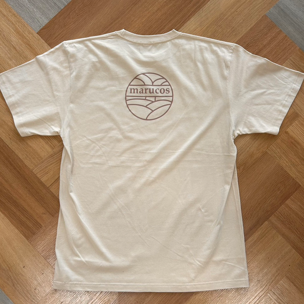 Marucos Logo T-Shirts /ベージュ